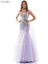 Colors Long Formal Mermaid Prom Dress 2608 - The Dress Outlet