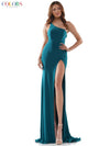 Colors Long Formal One Shoulder Prom Dress 2626 - The Dress Outlet
