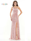 Colors Long Formal One Shoulder Prom Dress 2729 - The Dress Outlet