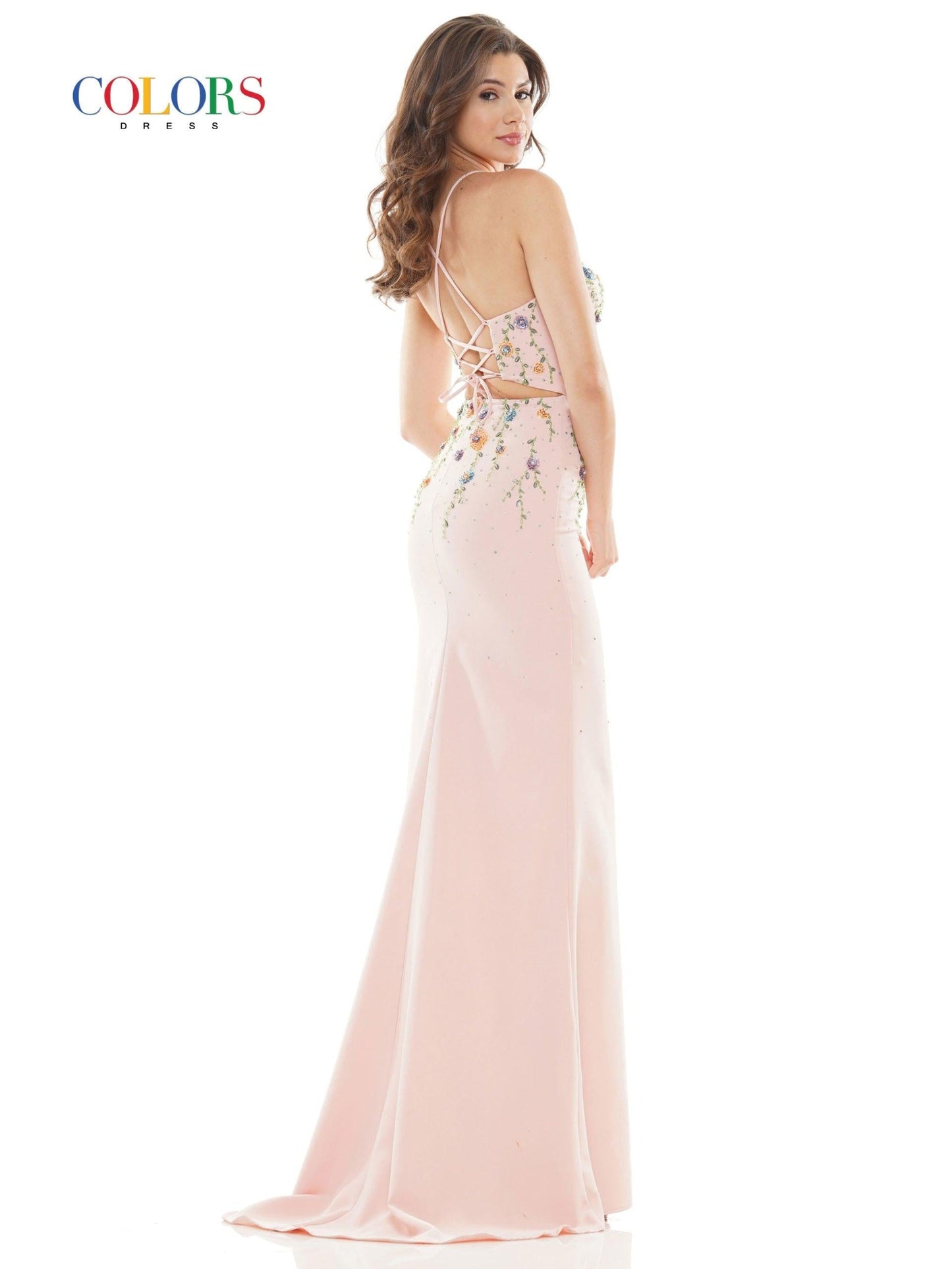Colors Long Formal Sexy Fitted Prom Dress 2671 - The Dress Outlet