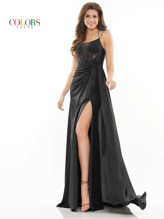 Colors Long Formal Sexy Prom Dress 2769 - The Dress Outlet
