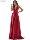 Colors Long Formal Sleeveless Beaded Prom Gown 2578 - The Dress Outlet