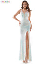 Colors Long Formal Sleeveless Prom Dress 2588 - The Dress Outlet