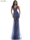Colors Long Formal Sleeveless Prom Gown 2563 - The Dress Outlet