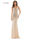 Colors Long Formal Spaghetti Strap Prom Dress 2767 - The Dress Outlet