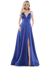 Colors Long Formal Spaghetti Strap Prom Dress 968 - The Dress Outlet