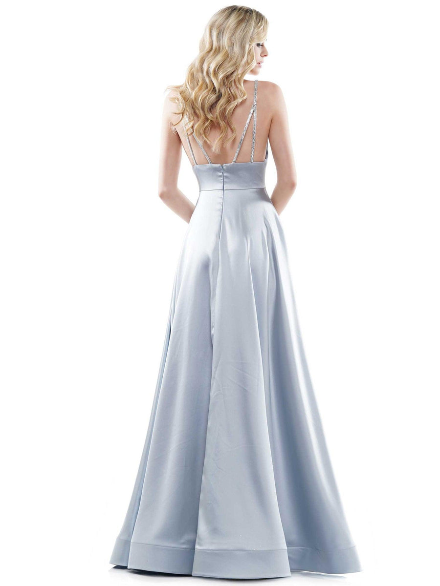 Colors Long Formal Spaghetti Strap Prom Dress 968 - The Dress Outlet