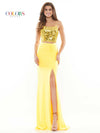 Colors Long Formal Two Piece Beaded Prom Dress 2688 - The Dress Outlet