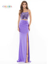 Colors Long Formal Two Piece Beaded Prom Dress 2688 - The Dress Outlet