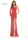 Colors Long One Shoulder Formal Prom Dress 2746 - The Dress Outlet