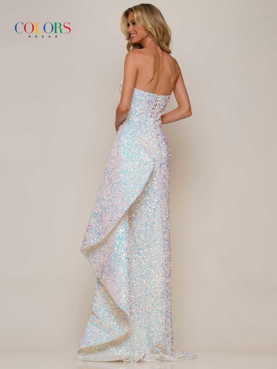 Colors Long One Shoulder Sexy Prom Dress 2994 - The Dress Outlet