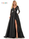 Colors Long Sleeve Prom Dress 2981 - The Dress Outlet