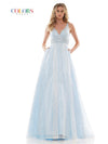 Colors Long Sleeveless Formal Prom Ball Gown 2749 - The Dress Outlet