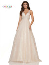 Colors Long Sleeveless Formal Prom Ball Gown 2749 - The Dress Outlet