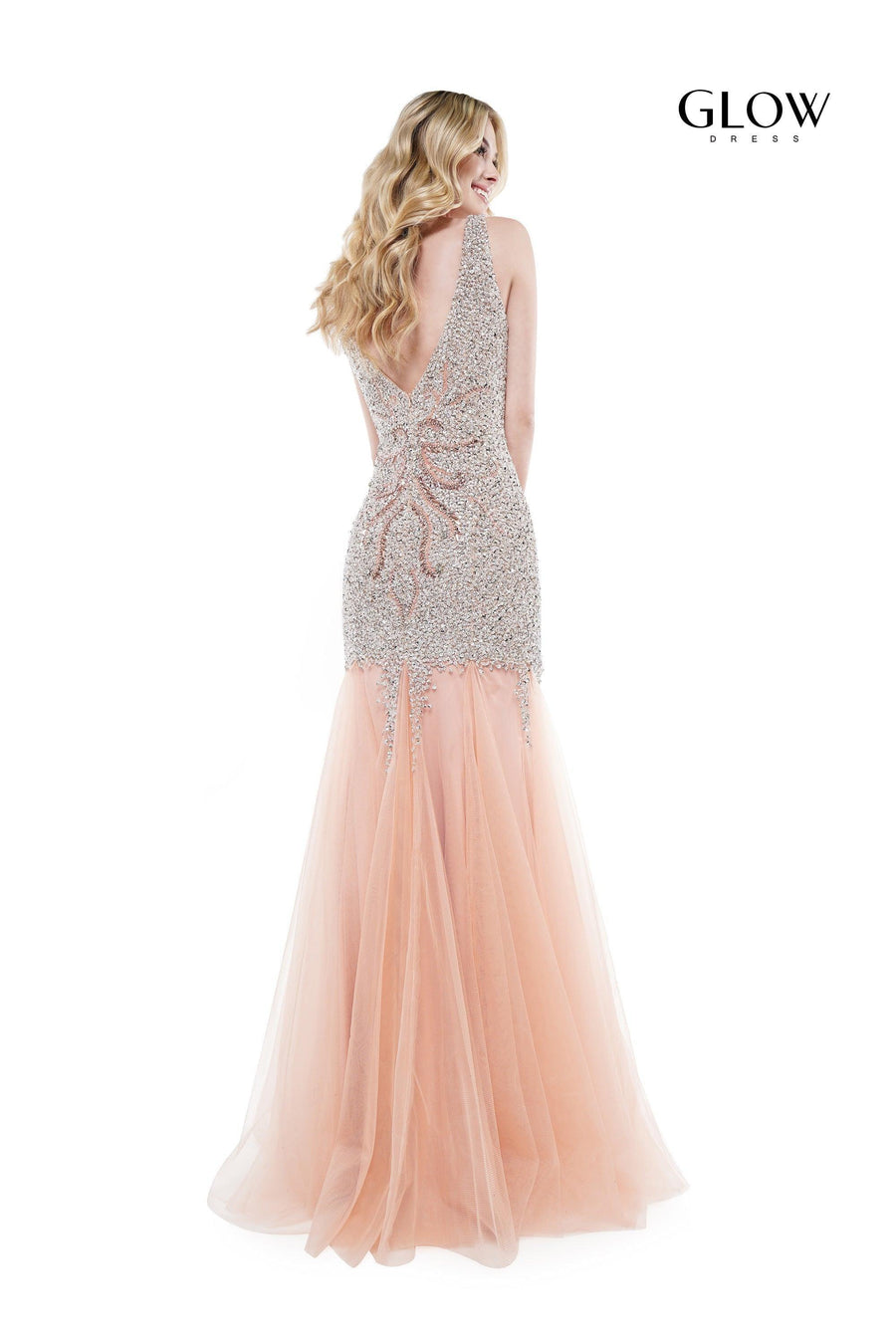 Colors Long Sleeveless Mermaid Prom Gown 697 - The Dress Outlet