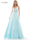 Colors Long Sleeveless Prom Dress 2967 - The Dress Outlet