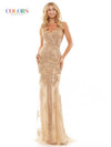 Colors Long Spaghetti Strap Prom Dress 2999 - The Dress Outlet