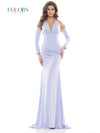 Colors Prom Long Formal Fitted Dress 2689 - The Dress Outlet