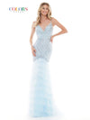 Colors Prom Long Formal Fitted Dress 2747 - The Dress Outlet