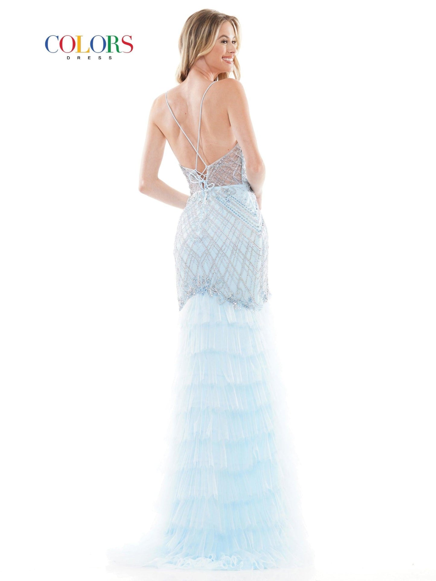 Colors Prom Long Formal Fitted Dress 2747 - The Dress Outlet