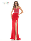 Colors Prom Long Formal Mermaid Fit Dress 2735 - The Dress Outlet