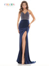Colors Prom Long Formal Mermaid Fit Dress 2735 - The Dress Outlet