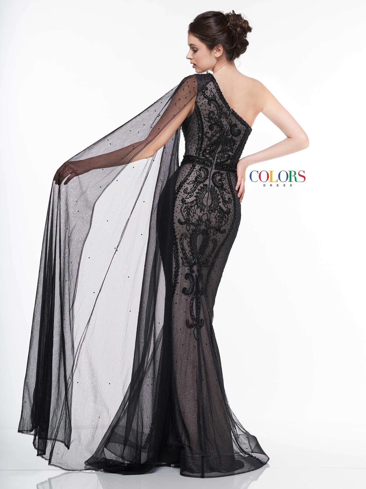 Colors Prom Long Formal Mermaid Prom Gown 2058 - The Dress Outlet