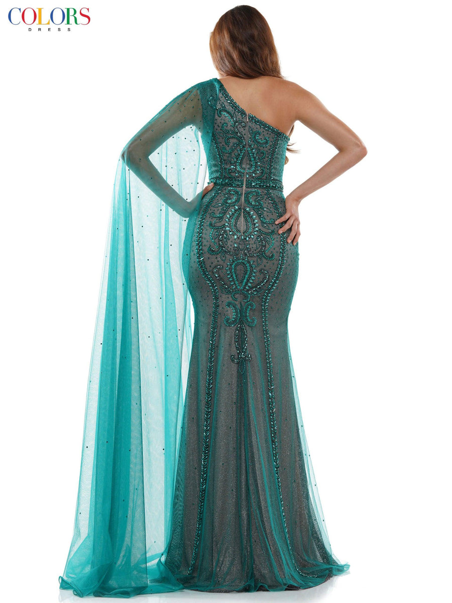 Colors Prom Long Formal Mermaid Prom Gown 2058 - The Dress Outlet