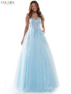 Colors Prom Long Formal Sleeveless Dress 2615 - The Dress Outlet