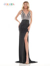 Colors Prom Long Sleeveless Formal Dress 2716 - The Dress Outlet