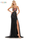 Colors Prom Long Spaghetti Strap Dress 2972 - The Dress Outlet