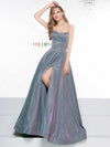 Colors Prom Long Strapless Glitter Ball Gown 2078 - The Dress Outlet