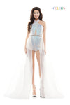 Colors Prom Short Romper Skirt Overlay 2599 - The Dress Outlet