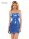 Colors Short Homecoming Fitted Cocktail Dress 2794 - The Dress Outlet