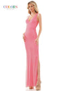 Colors Sleeveless Long Evening Dress 2858 - The Dress Outlet