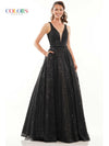 Colors Sleeveless Long Evening Dress G942 - The Dress Outlet