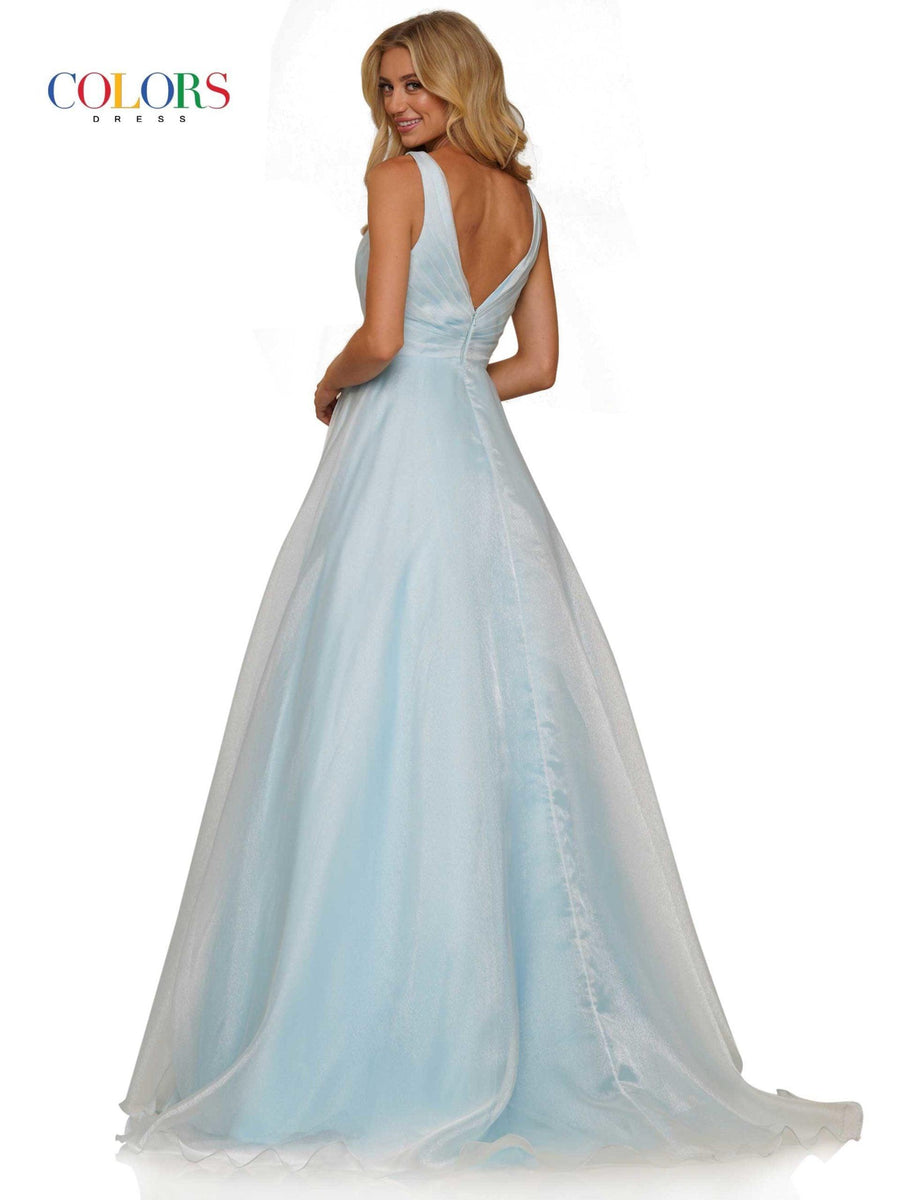 Colors Sleeveless Long Prom Dress G1098 - The Dress Outlet