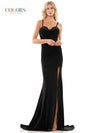 Colors Spaghetti Straps Long Prom Dress 2885 - The Dress Outlet