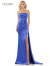 Colors Strapless Long Prom Dress 2968 - The Dress Outlet