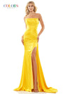 Colors Strapless Long Prom Dress 2968 - The Dress Outlet