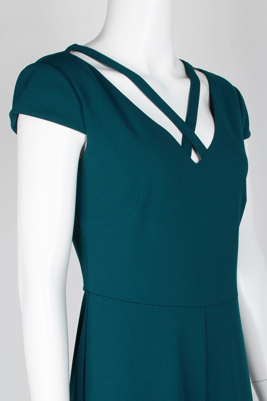 Connected Apparel Formal Crepe Jumpsuit - The Dress Outlet