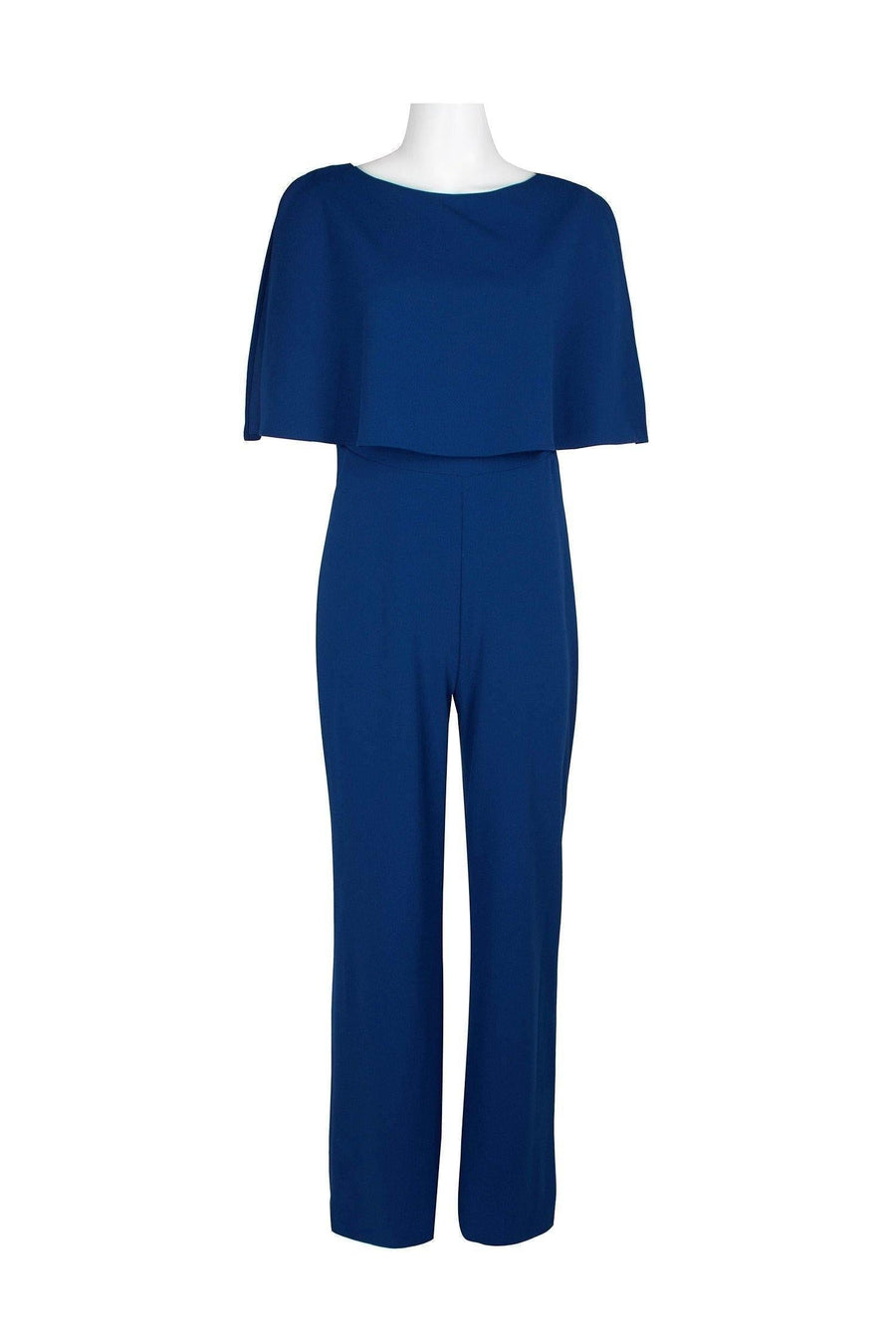 Connected Apparel Formal Sleeveless Cape Jumpsuit Sale - The Dress Outlet