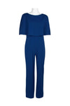 Connected Apparel Formal Sleeveless Cape Jumpsuit - The Dress Outlet