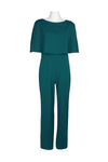 Connected Apparel Formal Sleeveless Cape Jumpsuit - The Dress Outlet