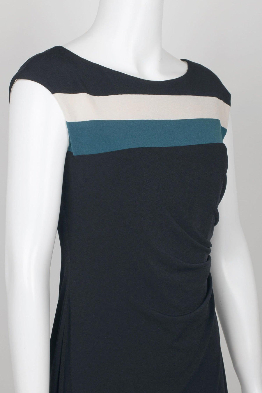 Connected Apparel Short Sleeveless Fitted Dress - The Dress Outlet