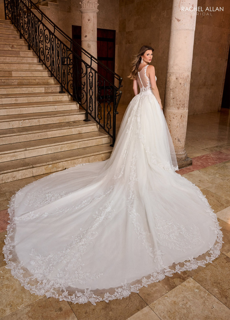 Wedding Dresses Glitter Long A Line Applique Wedding Dress White