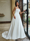 Wedding Dresses A Line Simple Long Wedding Dress White