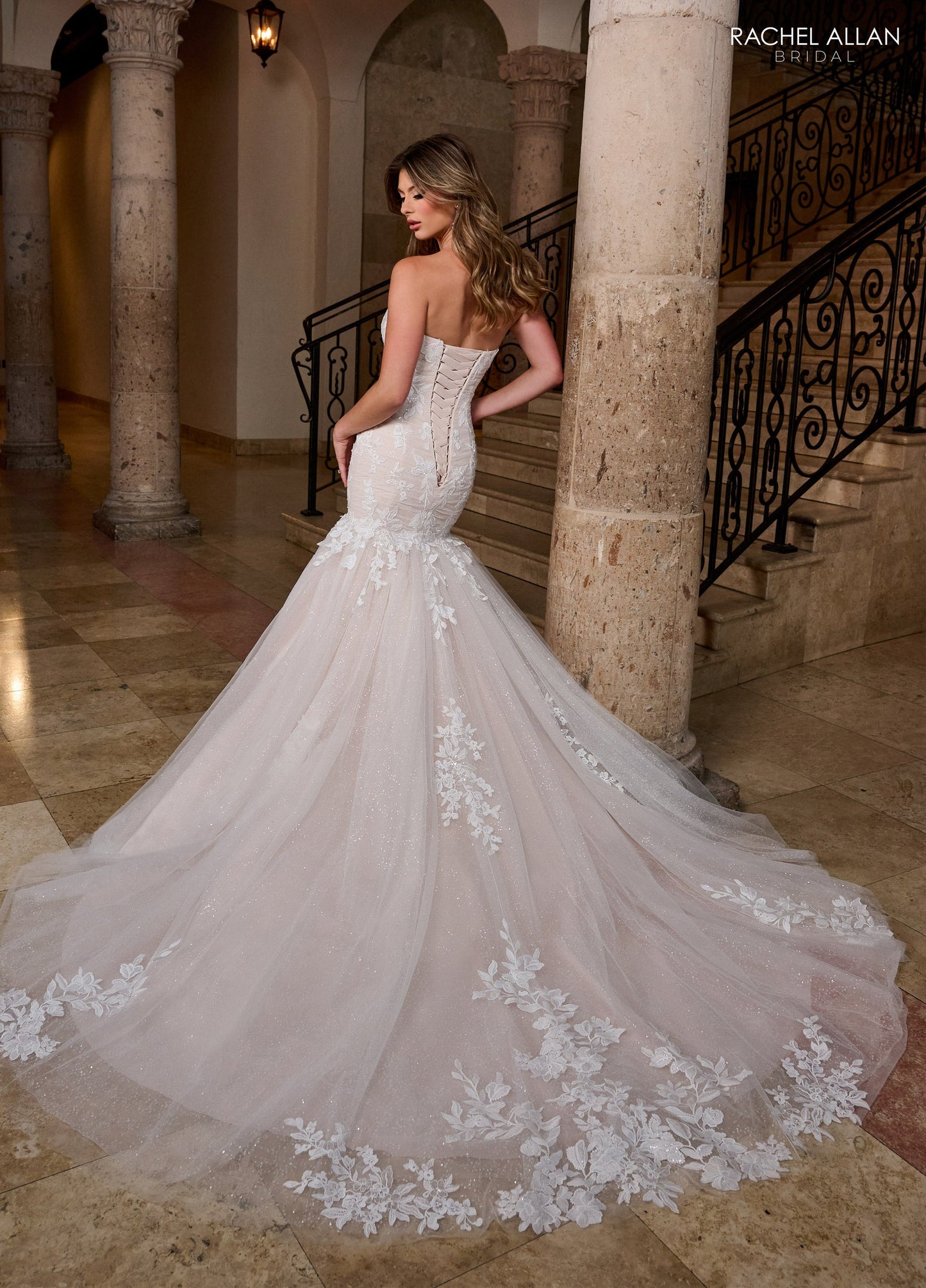 Wedding Dresses Long Mermaid Detachable Sleeves Wedding Dress Ivory Champagne