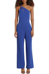 Jumpsuit Long Formal Keyhole Jumpsuit Blue