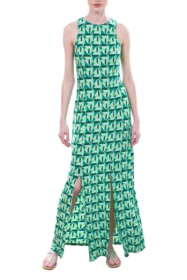 Formal Dresses Fitted Slit Long Formal Maxi Dress Mint Green